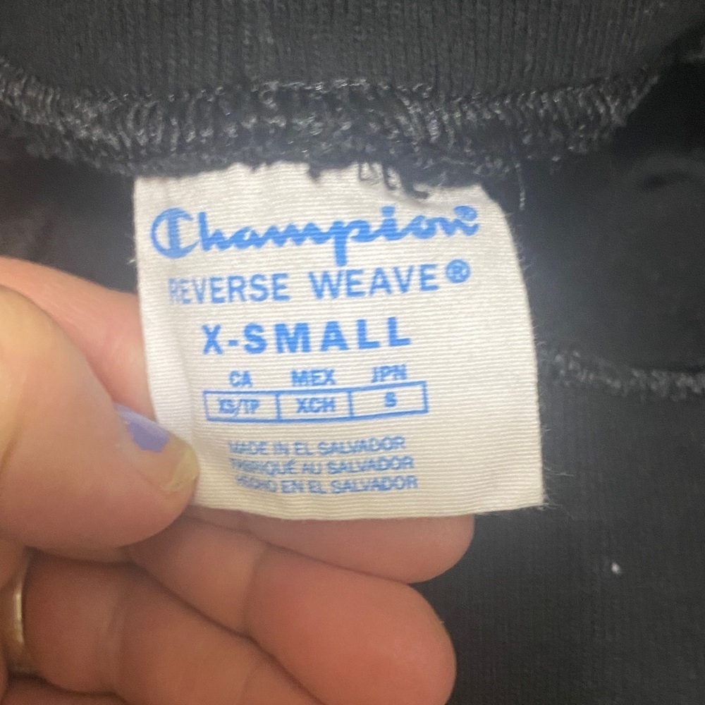 Champion Black Jogger Pants size xtra small - Picture 7 of 16